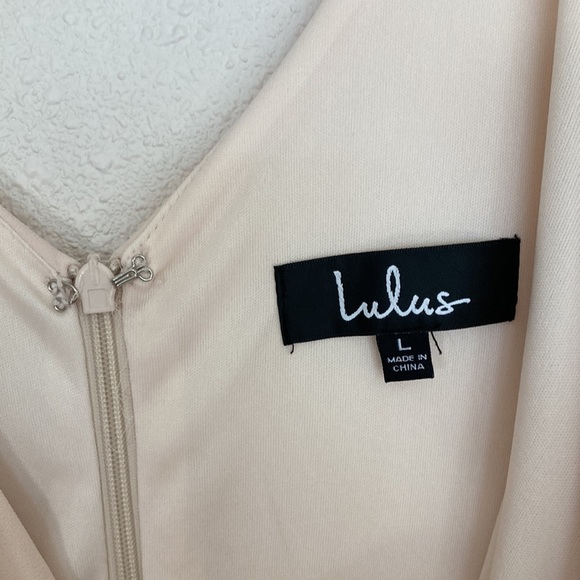 Lulus Thoughts of Hue Blush Surplice Maxi Dress Size Large - Picture 8 of 12
